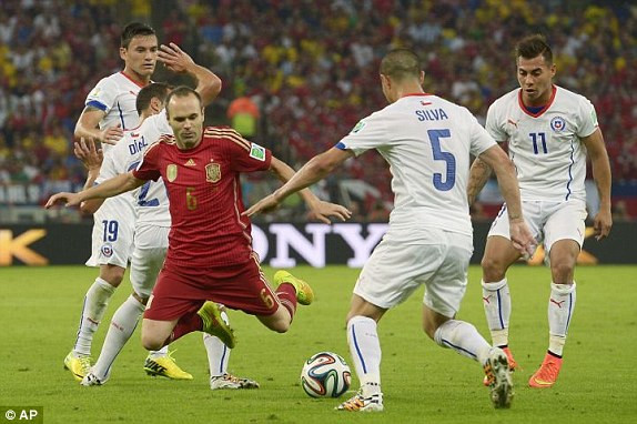 Tây Ban Nha-Chile (0-2): Chia tay nhà vô địch ảnh 4