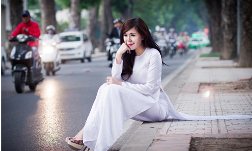 Hình ảnh ngoan hiền của hot girl Mai Thỏ