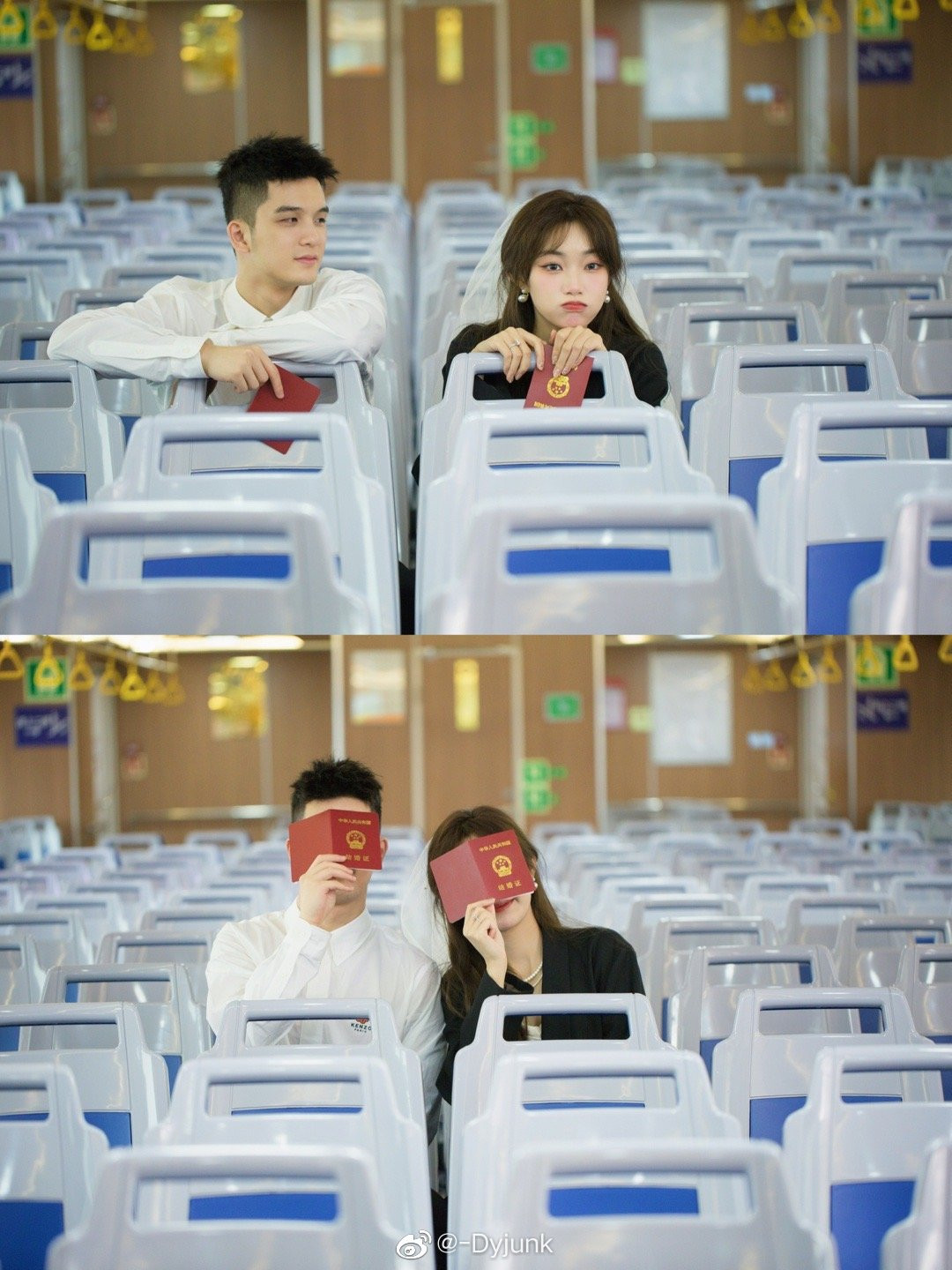 Cô dâu, chú rể được khen có "tướng phu thê". Nguồn: WBNV Cô dâu, chú rể được khen có "tướng phu thê". Nguồn: WBNV