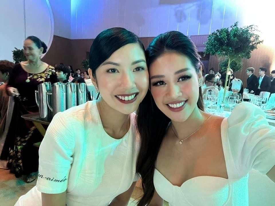 Chị em "song Vân" hội ngộ tươi tắn, rạng rỡ tại đám cưới Liêu Hà Trinh.