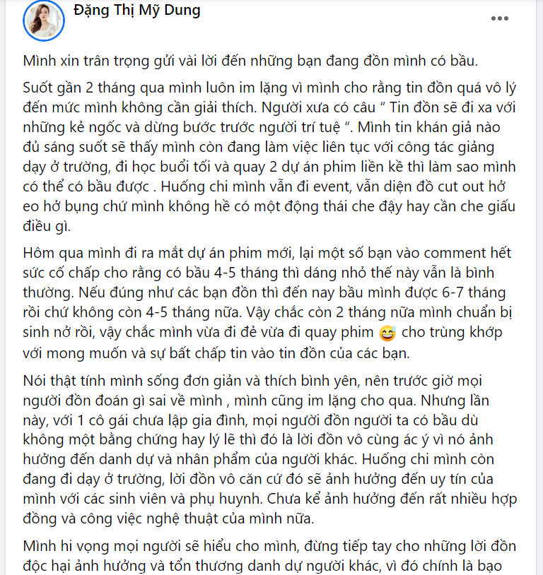 Nguyên văn bài đăng của Midu. Nguyên văn bài đăng của Midu.
