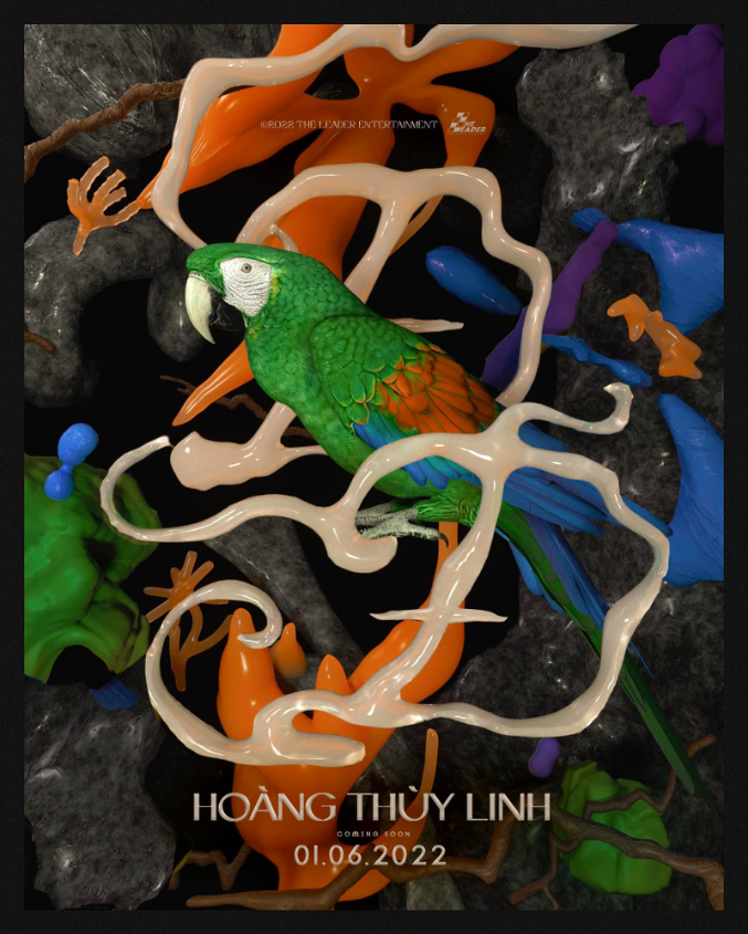 Poster cho màn trở lại của Hoàng Thùy Linh có concept mới lạ.