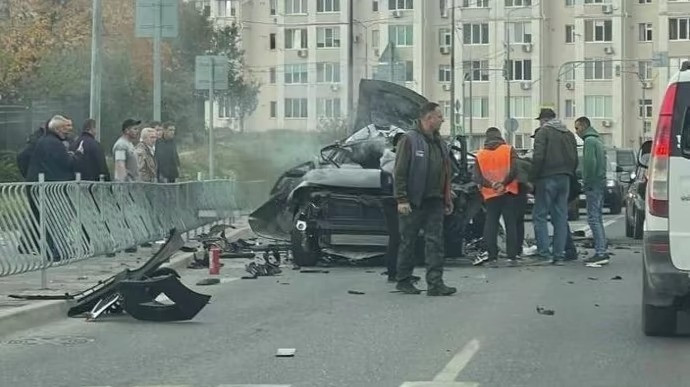 Hiện trường vụ nổ. (Ảnh: Pravda) Hiện trường vụ nổ. (Ảnh: Pravda)