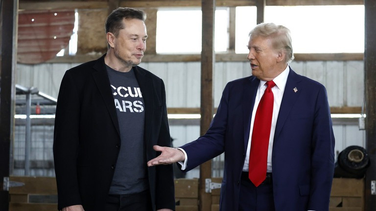 Ông Donald Trump và Elon Musk. (Ảnh: Getty Images)
