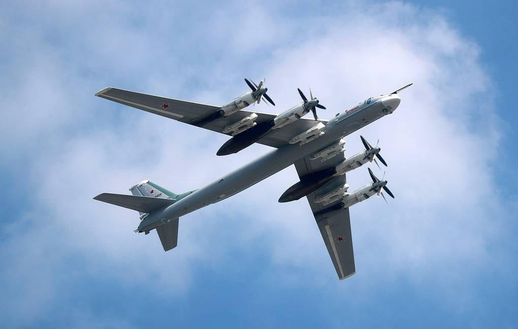Máy bay ném bom Tu-95MS. (Ảnh: Tass)