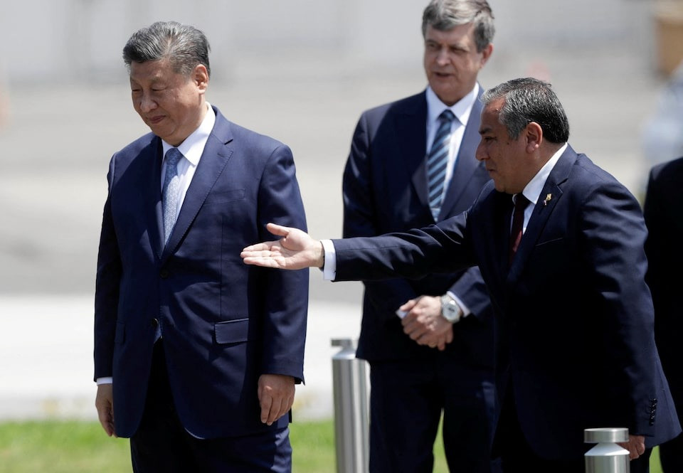 Chủ tịch Tập Cận Bình tại Lima. (Ảnh: Reuters)