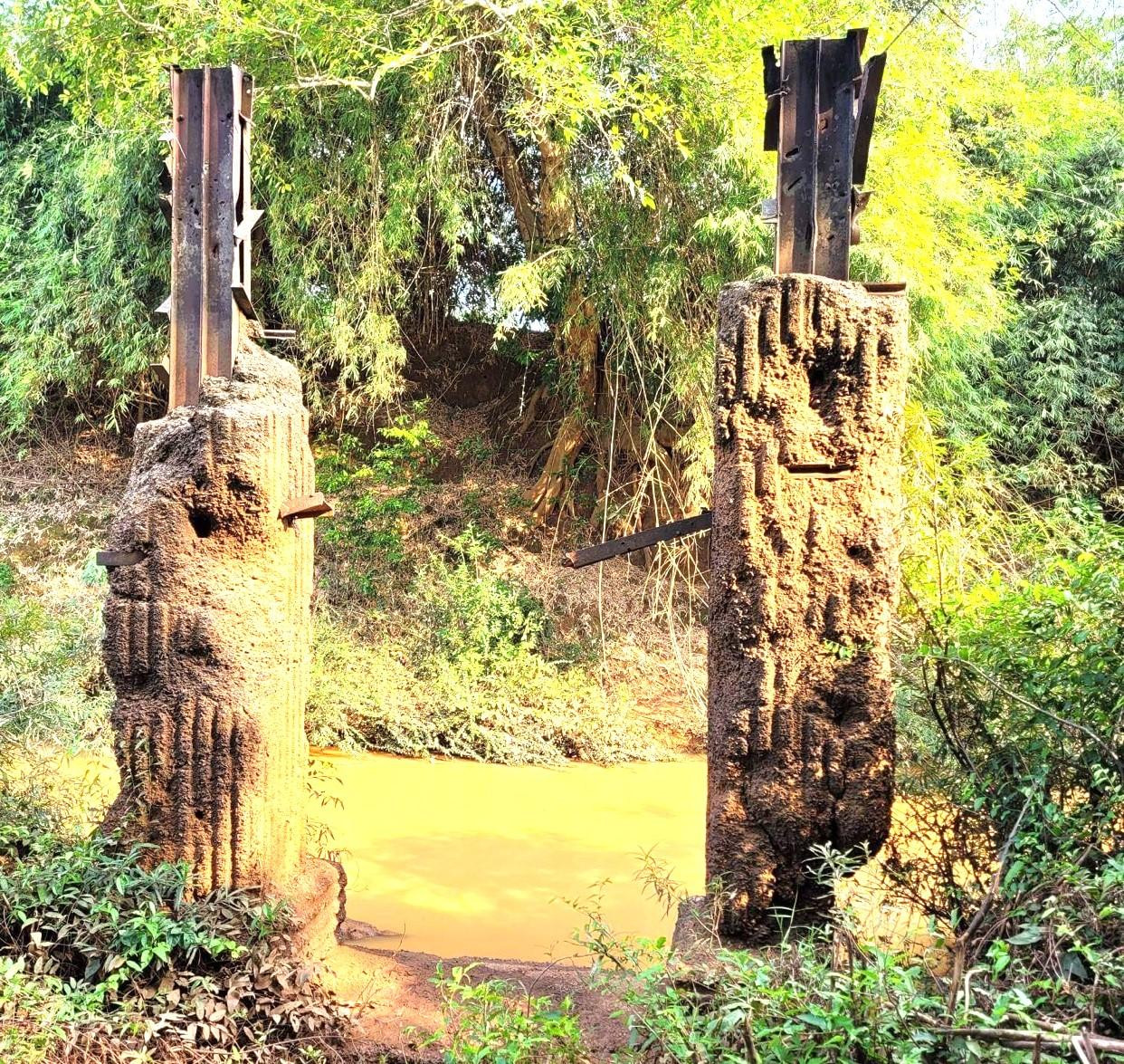 Vị trí trước đây dự kiến xây dựng cầu Mã Đà