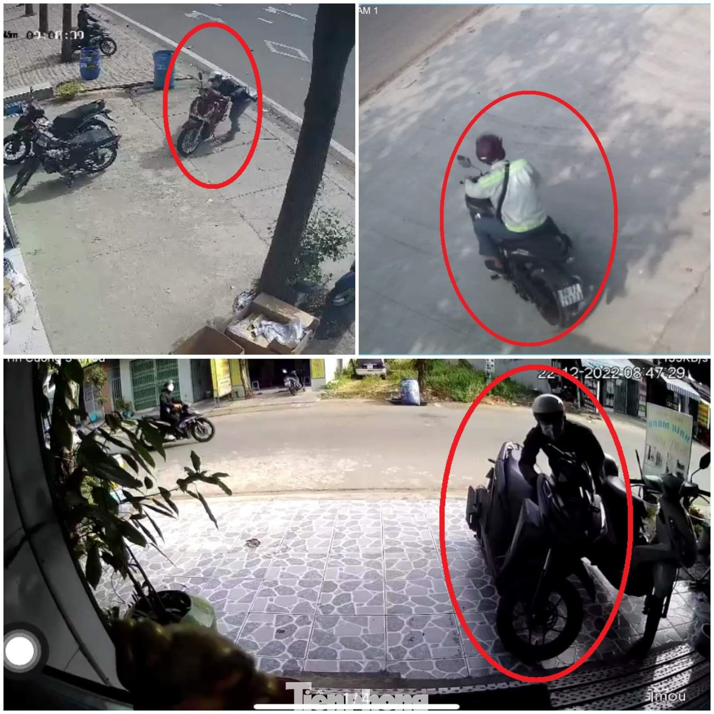 Camera ghi lại cảnh hai tên trộm lấy xe máy Camera ghi lại cảnh hai tên trộm lấy xe máy
