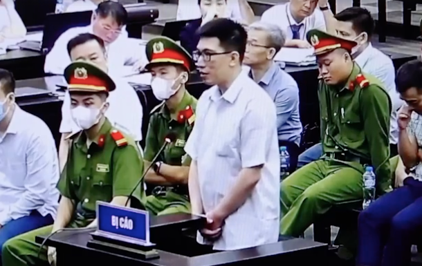 Bị cáo Nguyễn Quang Linh. Bị cáo Nguyễn Quang Linh.