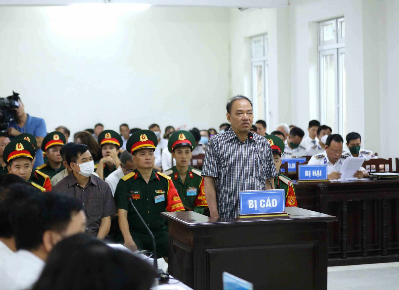 Bị cáo Phạm Kim Hậu.