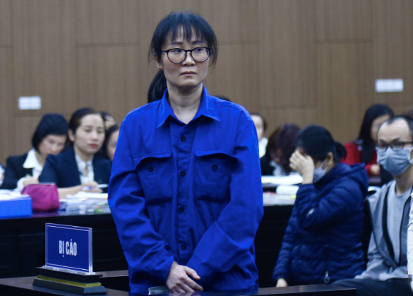 Bị cáo Nguyễn Thị Quỳnh Hương.