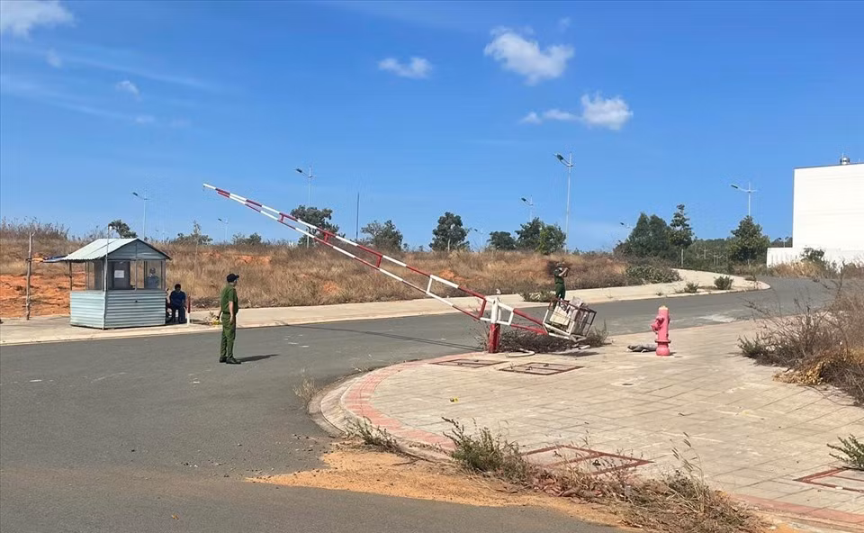 Khu đất có sai phạm trong vụ án ở phường Phú Bài, TP Phan Thiết.