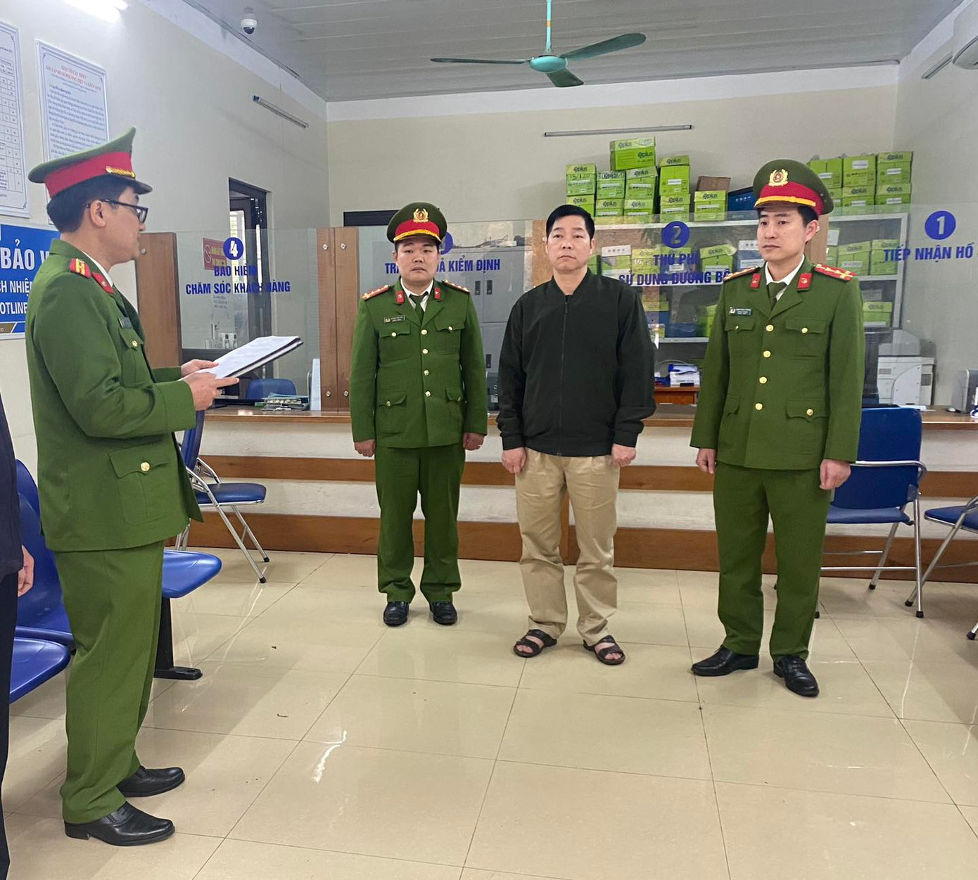 Bị can Hứa Văn Toản. Bị can Hứa Văn Toản.