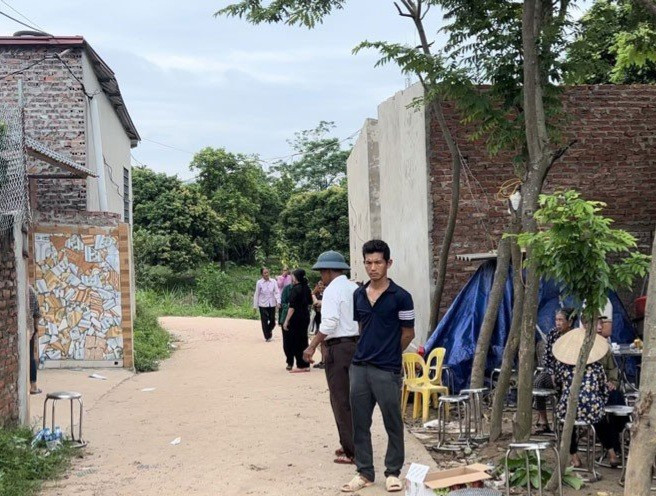 Hiện trường vụ án mạng.