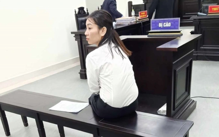 Bị cáo Vũ Thị Hương Lan. Bị cáo Vũ Thị Hương Lan.