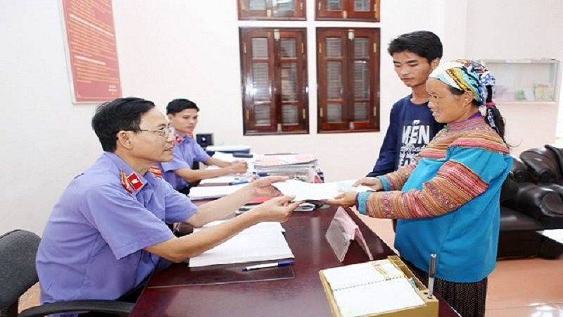 Cán bộ kiểm sát tiếp công dân. Ảnh: TTCP.