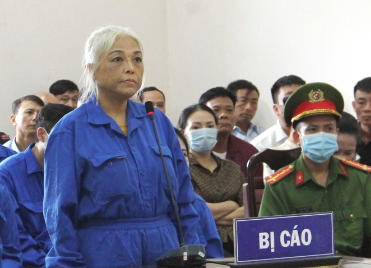 Bị cáo Châu Thị Mỹ Linh.