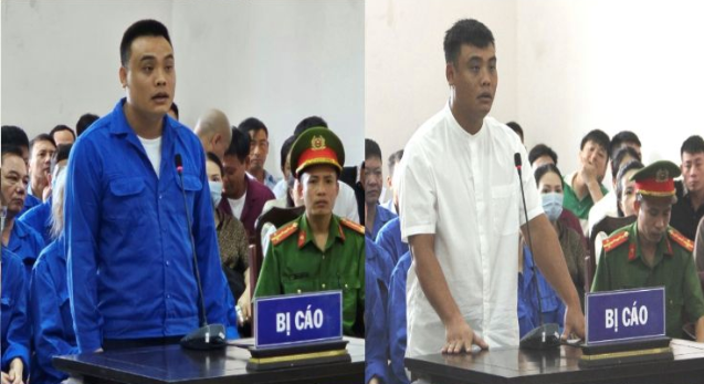 Hai anh em bị cáo Bùi Hữu Thanh - Bùi Hữu Giang.