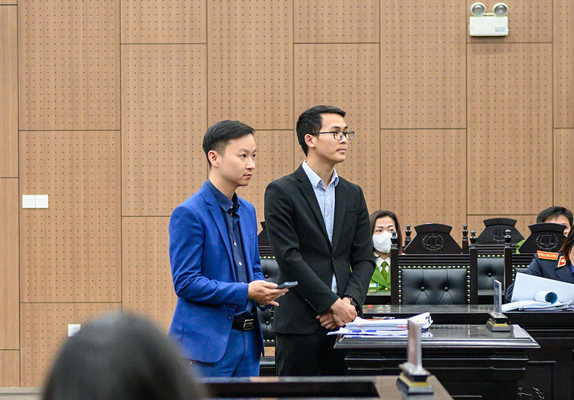 Đại diện PVcomBank phát biểu tại tòa. Đại diện PVcomBank phát biểu tại tòa.