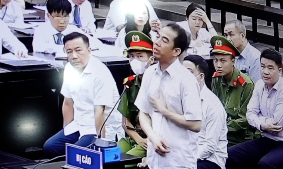 Cựu Thứ trưởng Tô Anh Dũng tại tòa. Cựu Thứ trưởng Tô Anh Dũng tại tòa.