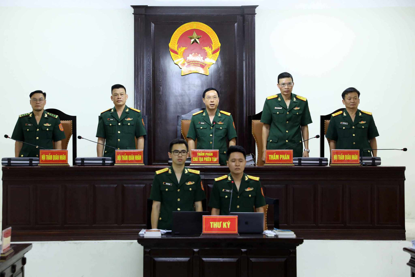 HĐXX Tòa án quân sự Thủ Đô Hà Nội.