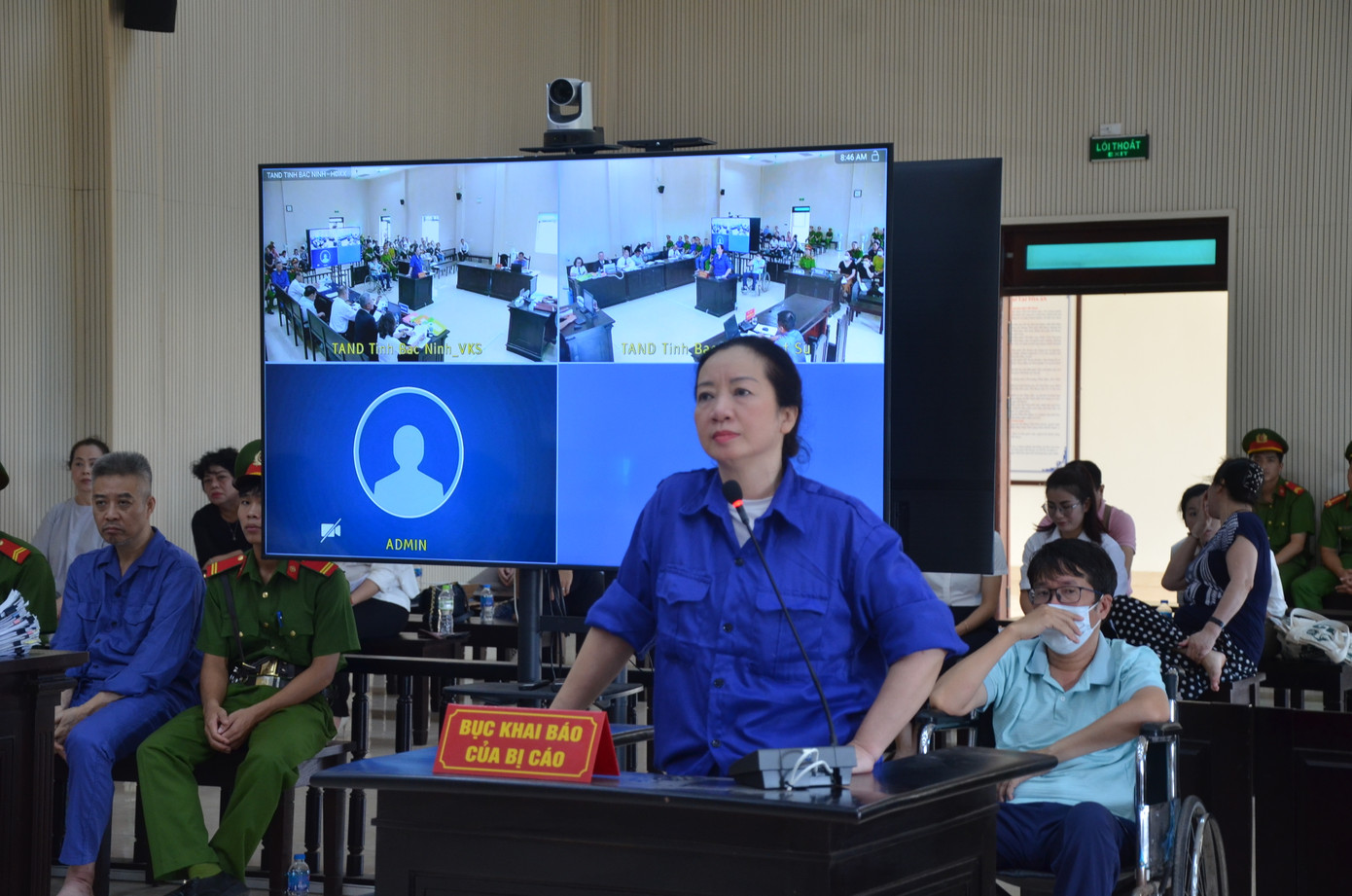 Bị cáo Chu Thị Ngọc Ngà. Bị cáo Chu Thị Ngọc Ngà.