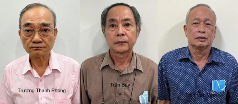 Ba bị can vừa bị C03 Bộ Công an khởi tố, tạm giam. Ba bị can vừa bị C03 Bộ Công an khởi tố, tạm giam.