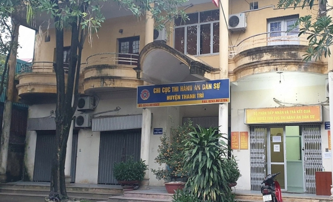 Chi cục Thi hành án dân sự huyện Thanh Trì, Hà Nội.