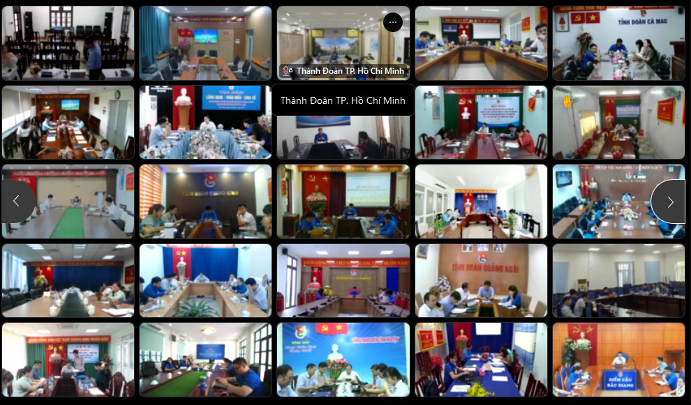 Hội nghị giao ban trực tuyến toàn quốc.