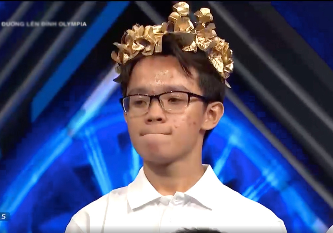 Nguyễn Lâm Vũ (THPT Lý Tự Trọng, Khánh Hoà) giành vòng nguyệt quế với 300 điểm
