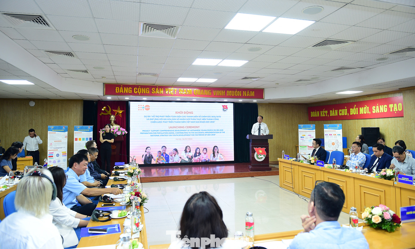 Quang cảnh lễ khởi động dự án. Ảnh: Xuân Tùng