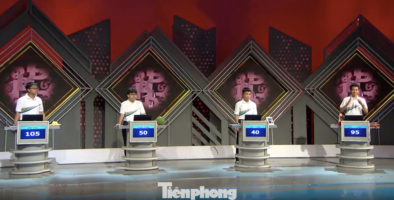 Sau hai phần thi, Phú Đức vẫn dẫn đầu với 105 điểm, Duy Khánh 95 điểm, Tuấn Minh 50 điểm, Duy Hùng 40 điểm.