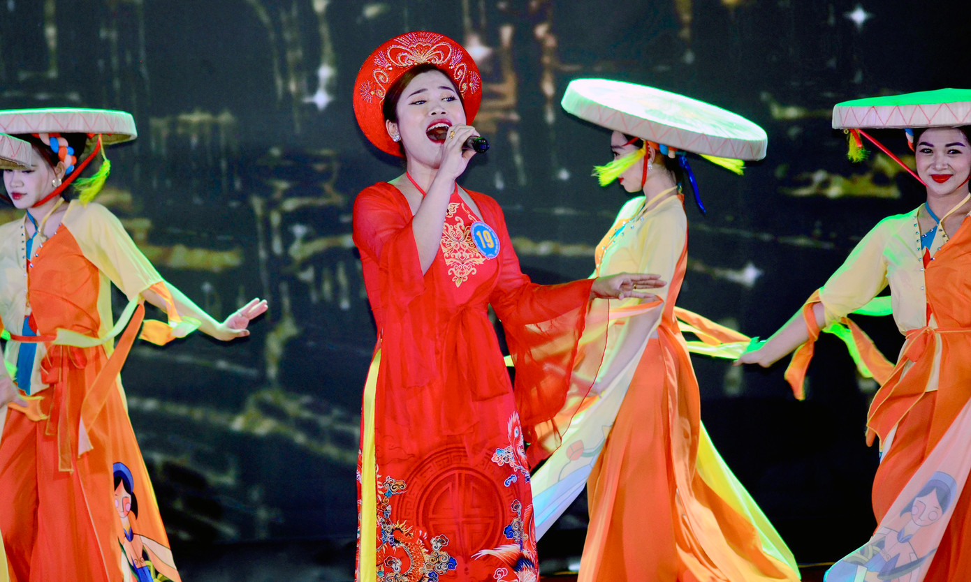 Các thí sinh mang đến những tiết mục được chuẩn bị kỹ lưỡng, dàn dựng công phu. Ảnh: BTC