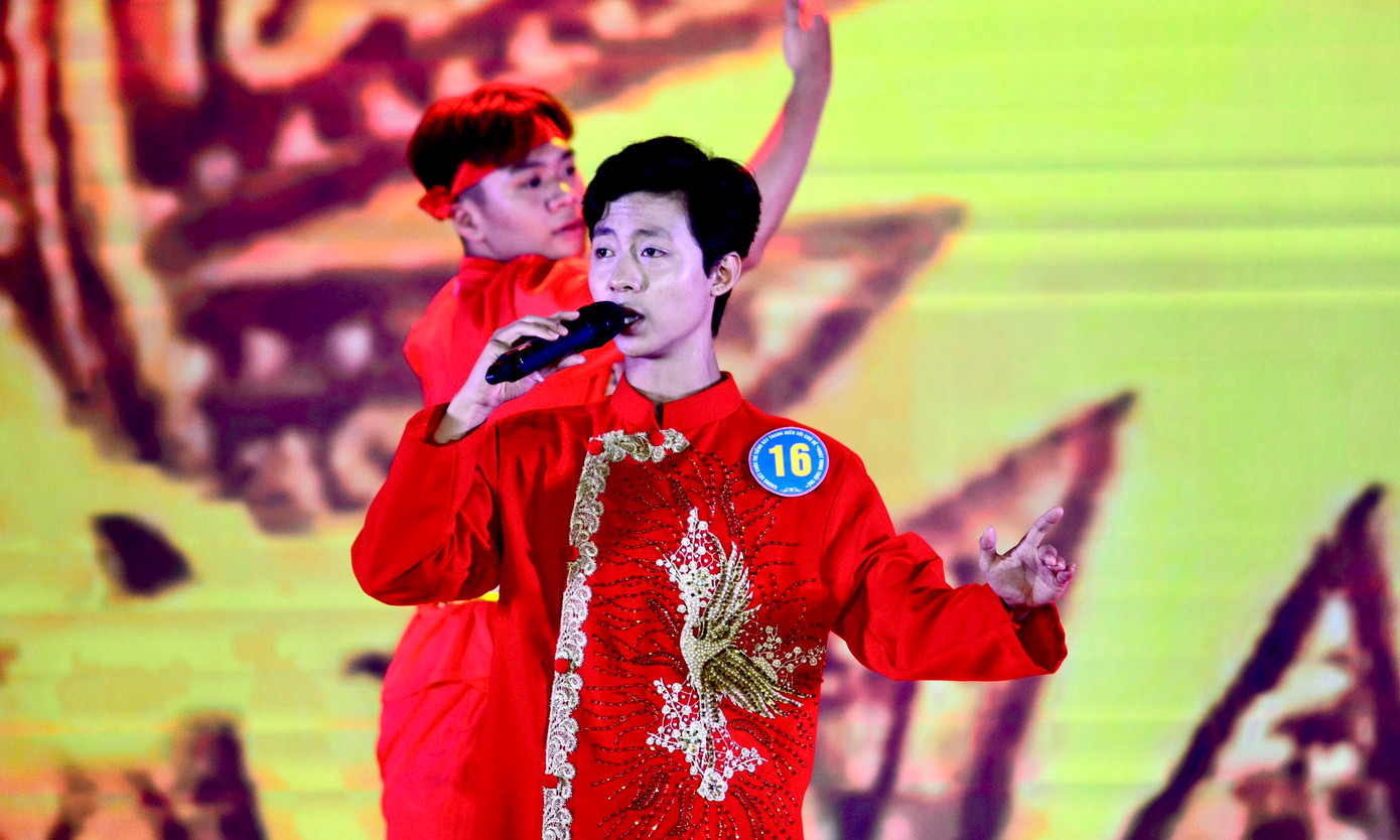 Các thí sinh mang đến những tiết mục được chuẩn bị kỹ lưỡng, dàn dựng công phu. Ảnh: BTC