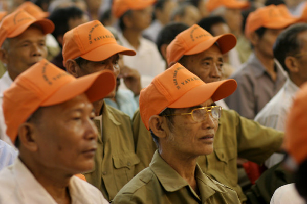 Nhiều cựu chiến binh có mặt tại Đại lễ cầu siêu