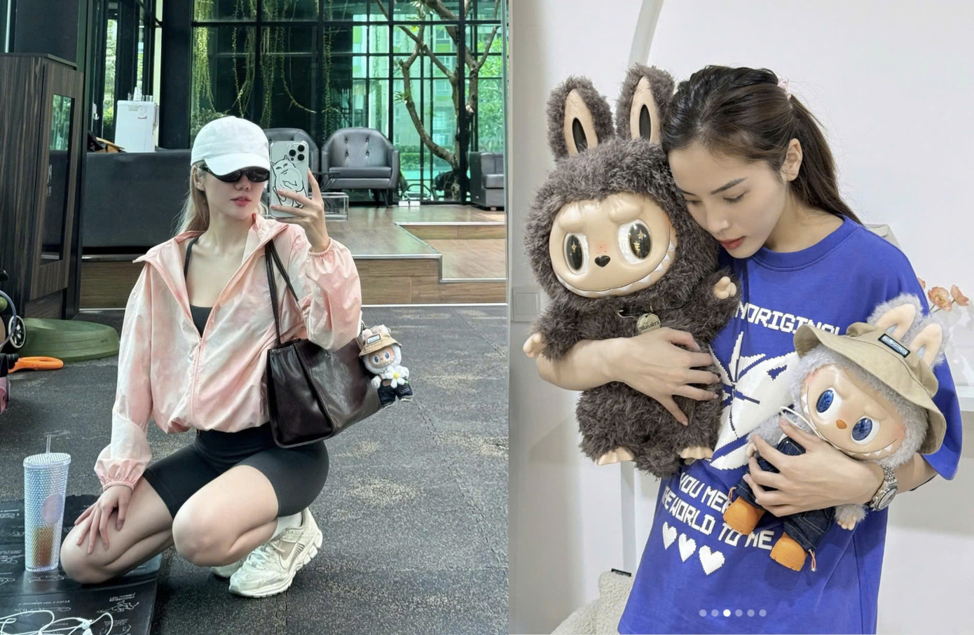 Nhiều 'sao Việt' cũng nhanh chóng bắt nhịp với trào lưu Labubu.