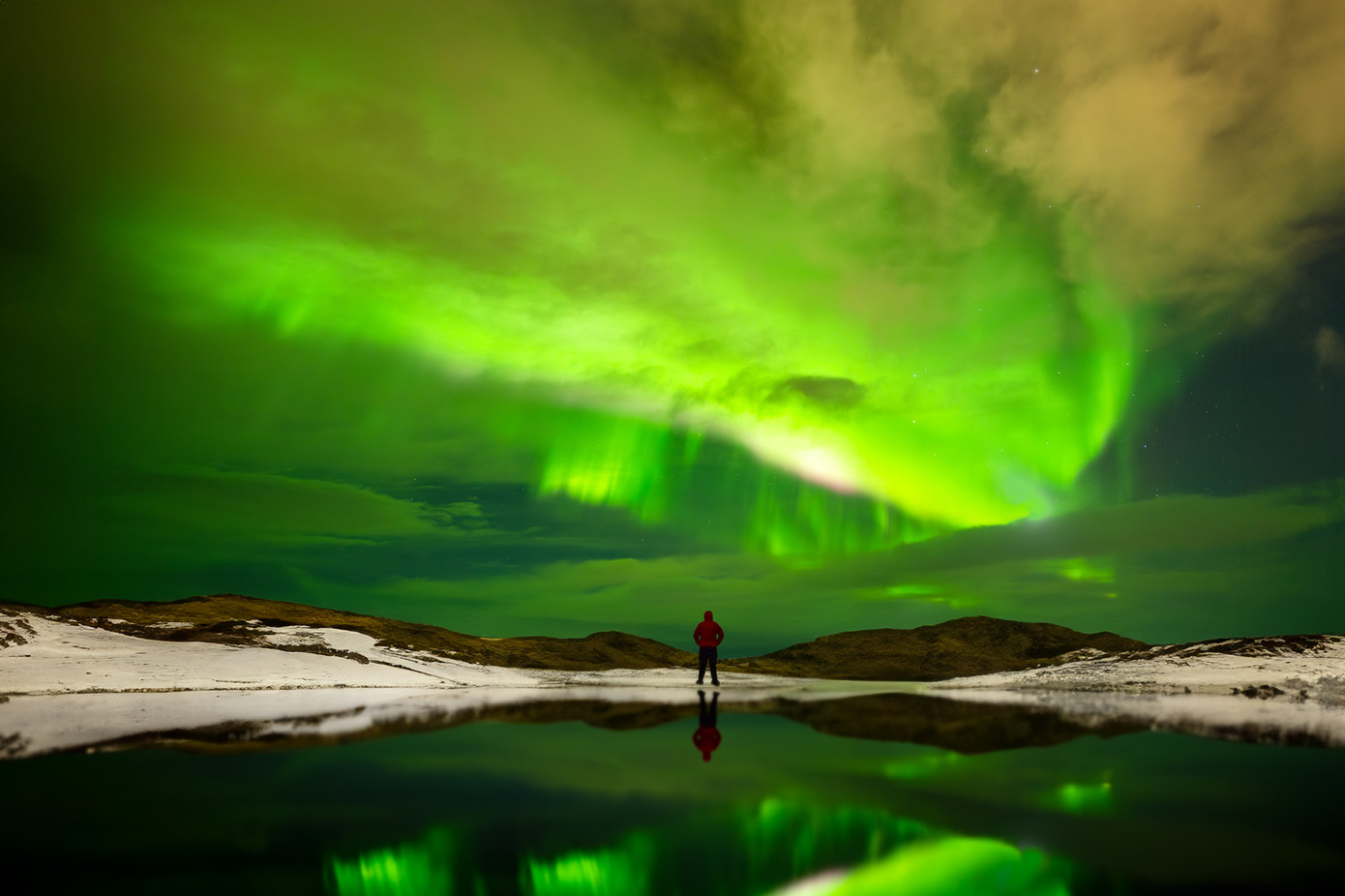 Vẻ đẹp bầu trời cực quang kỳ ảo tại Na Uy do Việt thực hiện.