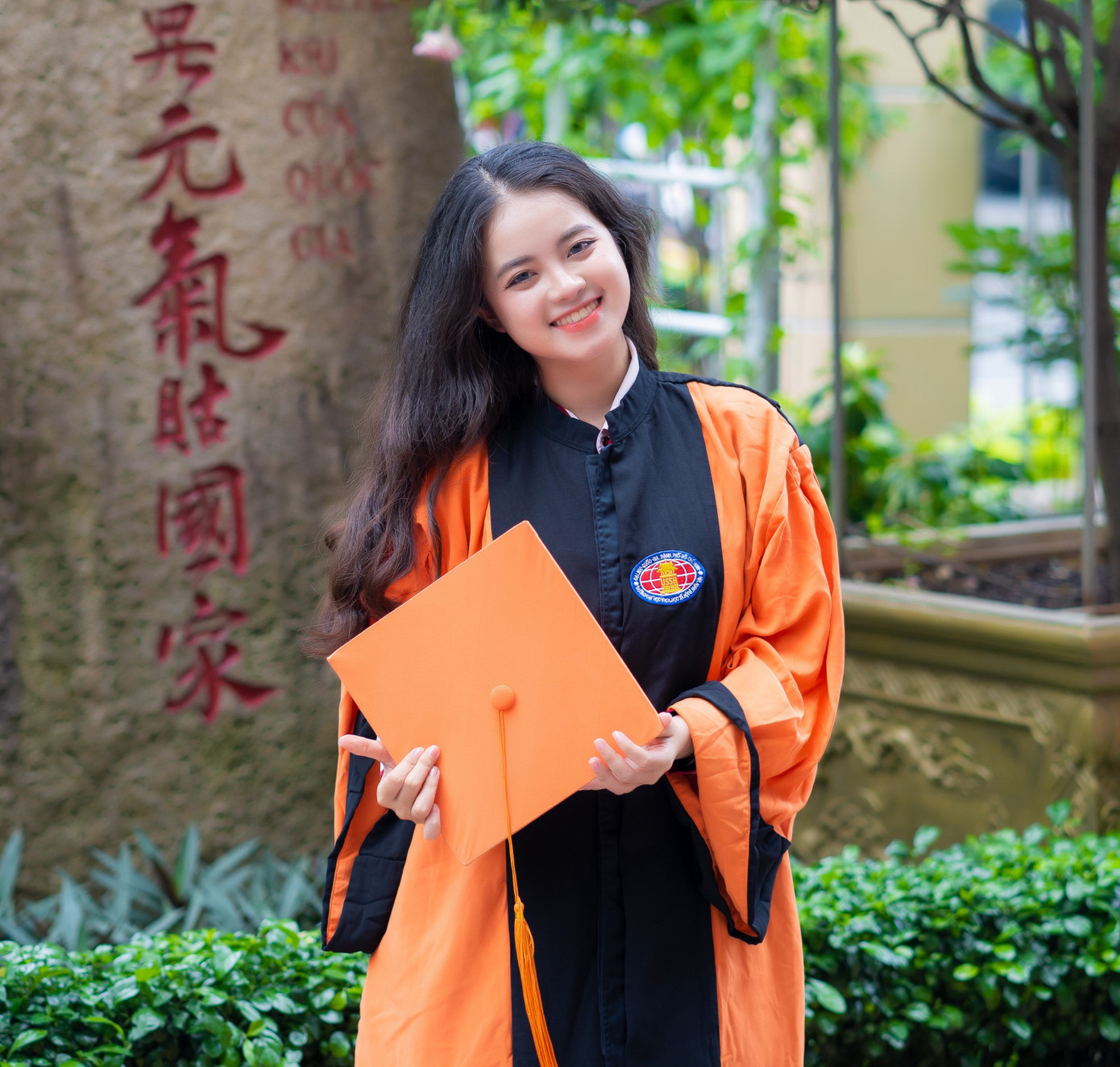 Khoảnh khắc Gia Hảo tốt nghiệp đại học. Khoảnh khắc Gia Hảo tốt nghiệp đại học.