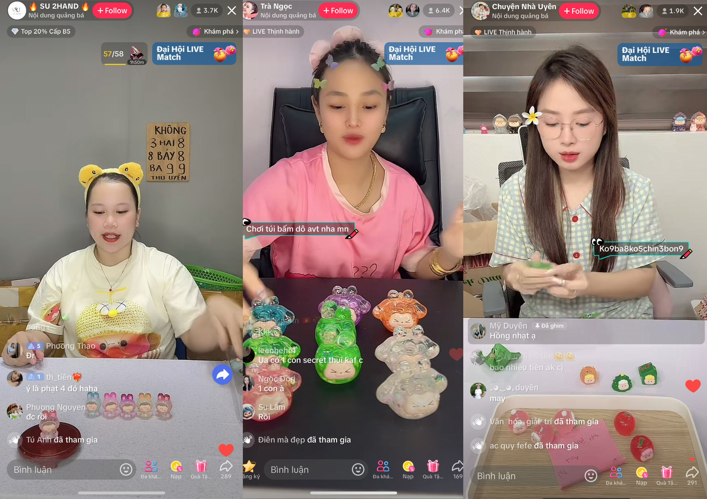 Đa phần người bán hàng sẽ xé 'túi mù' trực tiếp trên phiên livestream với những chia sẻ hài hước tạo cảm giác thích thú cho người xem Đa phần người bán hàng sẽ xé 'túi mù' trực tiếp trên phiên livestream với những chia sẻ hài hước tạo cảm giác thích thú cho người xem