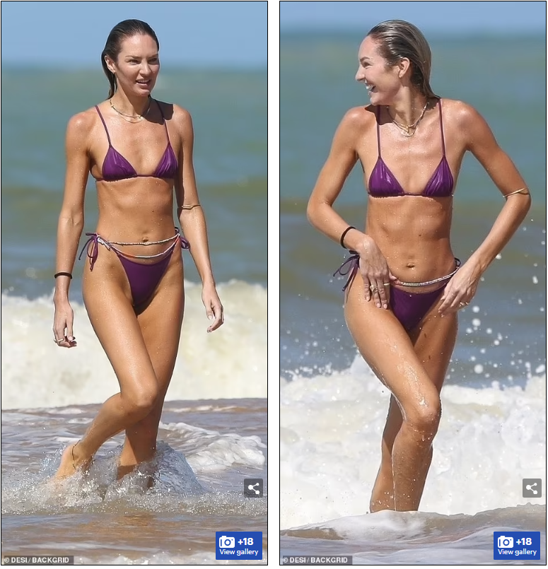 Candice Swanepoel đã đến Brazil hồi đầu tuần để dự đám cưới "thiên thần nội y" Lais Ribeiro và Joakim Noah.