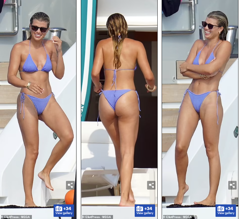 Thân hình săn chắc đẹp như tượng tạc của Sofia Richie.