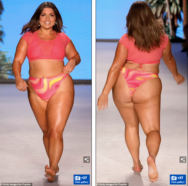 Các người đẹp ngoại cỡ đều tự tin tỏa sáng với áo tắm.