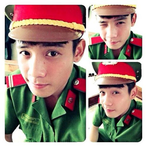 Linh đang công tác tại tiểu đoàn cảnh sát đặc nhiệm số 3