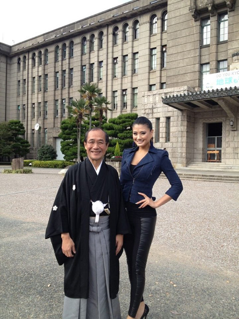 Hoa hậu Hoàn vũ Nhật Bản Ayako Hara. Cô 24 tuổi và sở hữu chiều cao 1m70 cùng gương mặt khá ấn tượng