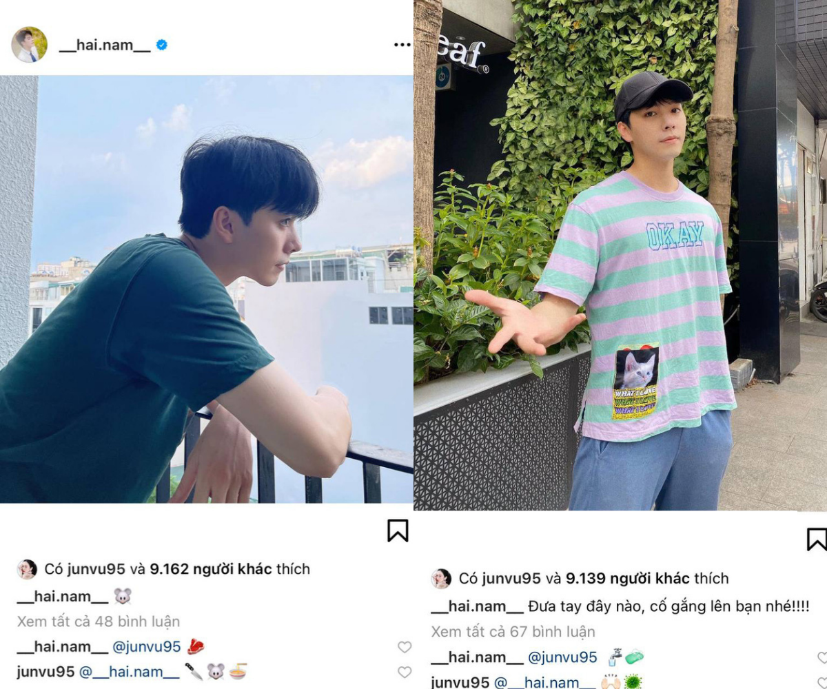 Cả hai thường xuyên tương tác trên mạng xã hội. Cả hai thường xuyên tương tác trên mạng xã hội.