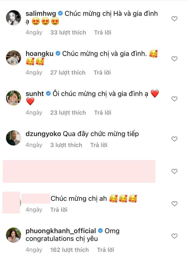 Mọi người dành sự quan tâm và chúc phúc tới gia đình nhỏ của Tăng Thanh Hà. Mọi người dành sự quan tâm và chúc phúc tới gia đình nhỏ của Tăng Thanh Hà.