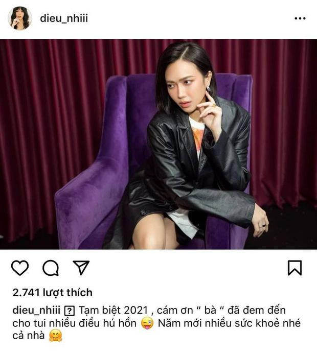 Status tạm biệt năm cũ khiến netizen đồn đoán về giới tính cục cưng đầu lòng của Diệu Nhi.