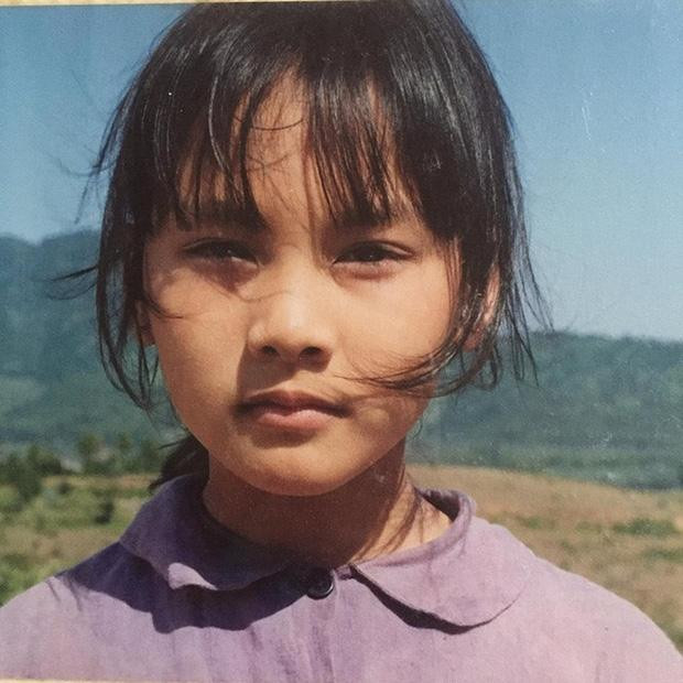 Vẻ ngoài xinh xắn của Bảo Thanh khi còn nhỏ.