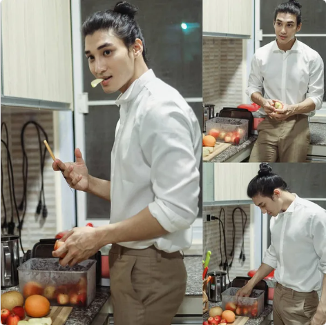 Anh biết hát, vẽ và nấu ăn - những tài lẻ này đã thu hút một lượng lớn người hâm mộ. Anh biết hát, vẽ và nấu ăn - những tài lẻ này đã thu hút một lượng lớn người hâm mộ.