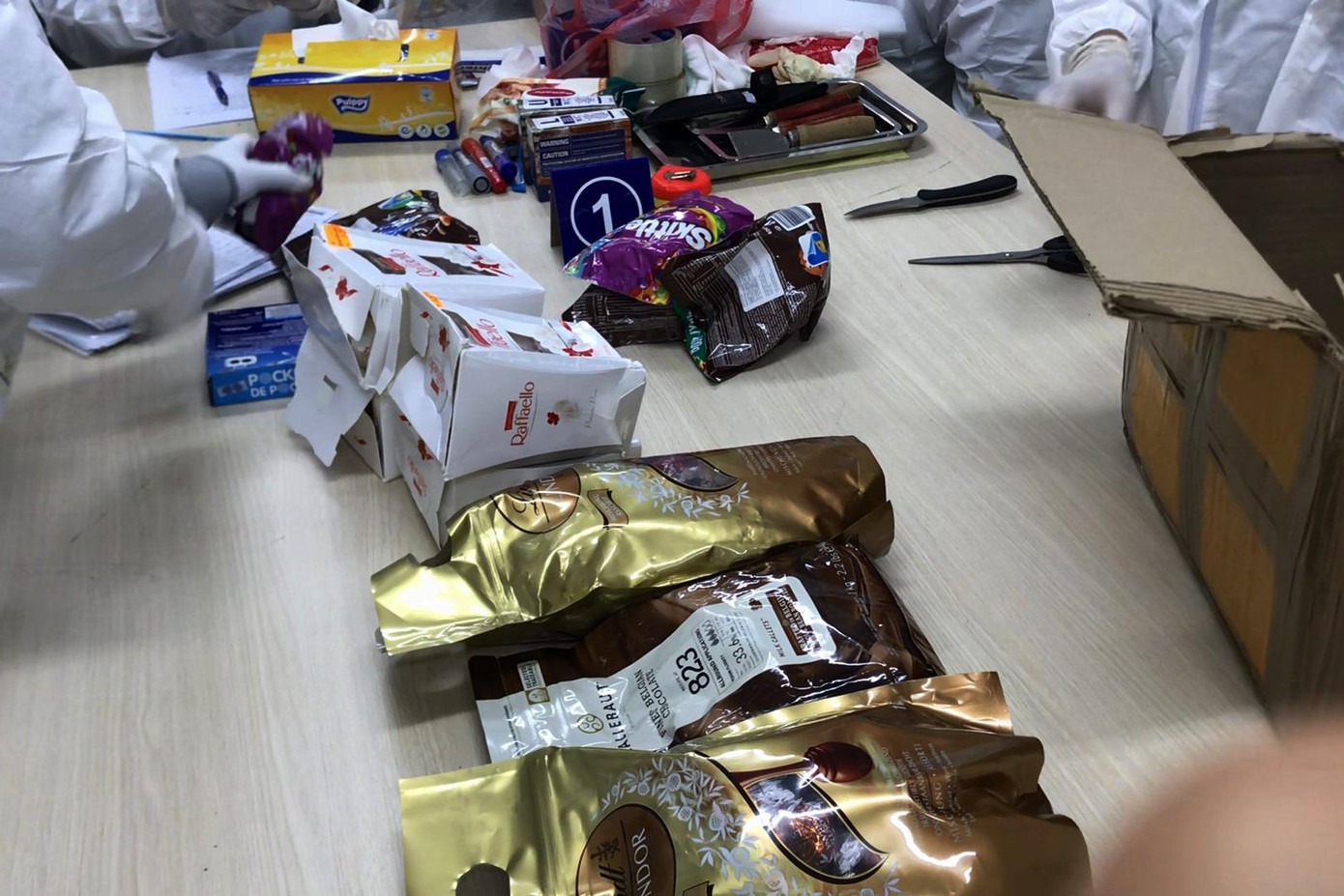 Ma túy được cất giấu tinh vi. Ma túy được cất giấu tinh vi.